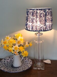 Patterned print lampshade