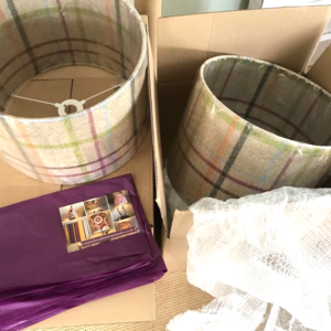 tongue hotel scotland plaid handmade lampshades