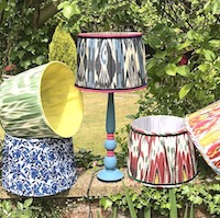 ikat lampshades TN
